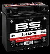 Batterie motoculture BS Battery SLA12-20 12V 20Ah 150A +D. Garantie 6 mois