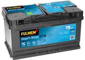 Batterie EFB Fulmen FL752 12V 75Ah 730A-LB4. Garantie 2 ans