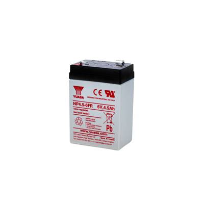 Batterie Yuasa étanche NP4.5-6FR 6V 4.5Ah. Garantie 1 An.
