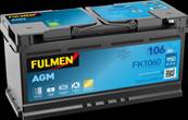 Batterie Fulmen FK1060 AGM 12V 106Ah 950A-L6. Garantie 2 ans