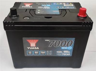 Batterie Yuasa YBX7030 EFB 12V 80Ah 760A-M10D. Garantie 2 ans