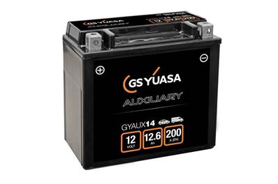 Batterie Yuasa AGM auxiliaire 12V 12.6Ah 200A AUX14. Garantie 1 an