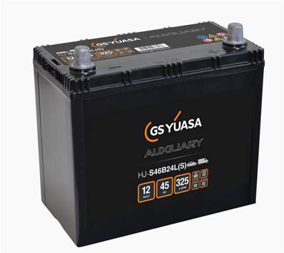 Batterie Yuasa HJ-S46B24L B24 +D AGM 12V 45Ah 325A. Garantie 2 ans