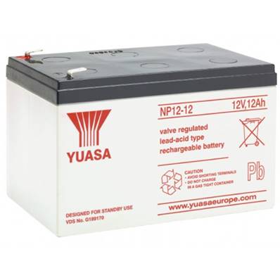 Batterie Yuasa étanche bac VO NP-12.12FR 12V 12Ah. Garantie 1 an