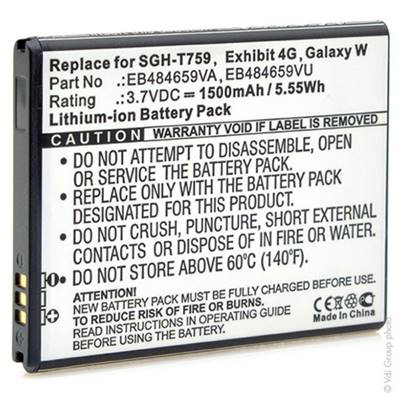 Batterie type Samsung EB484659VU 3.7V 1500mAh. Garantie 1 an