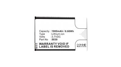 Batterie type Wiko Lenny 2 / Lenny 3 / 5030 3.7V 1800mAh. Garantie 1 an