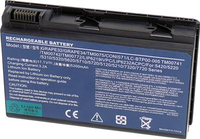 Batterie Acer Grape 32 11.1V 5200mAh. Garantie 1 an