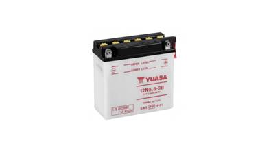 Batterie moto Yuasa 12N5.5-3B 12V 5.5A 55A +D. Garantie 1 an