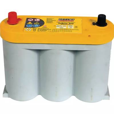 Batterie Optima Jaune YT S2.1L 6V 50Ah 800A/1000A. Garantie 2 ans