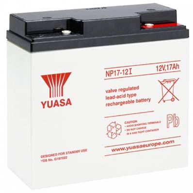 Batterie Yuasa étanche NP17-12I 12V 17Ah. Garantie 1 an