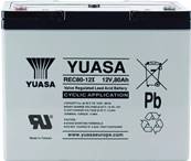 Batterie cyclage Yuasa étanche REC80-12 12V 80Ah. Garantie 1 an