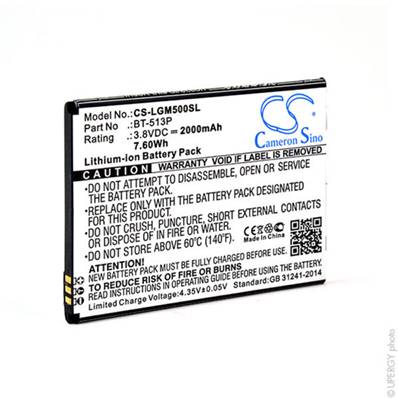 Batterie type BT-513P 3.8V 2100mAh. Garantie 1 an