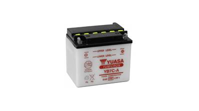 Batterie moto Yuasa YB7C-A 12V 8Ah 75A+D. Garantie 1 an