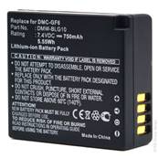 Batterie type Panasonic DMW-BLG10/BLG10E/DMW-BLE9 7.4V 770mAh. Garantie 1 an