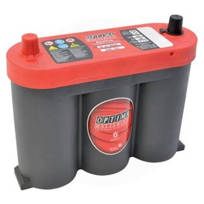 Batterie Optima REDTOP RT S2.1 6V 50Ah 800A/1000A. Garantie 2 ans