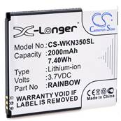 Batterie type Wiko Cink Five/Rainbow/4901/BL4257/K1391 3.7V 2000mAh.Garantie 1an