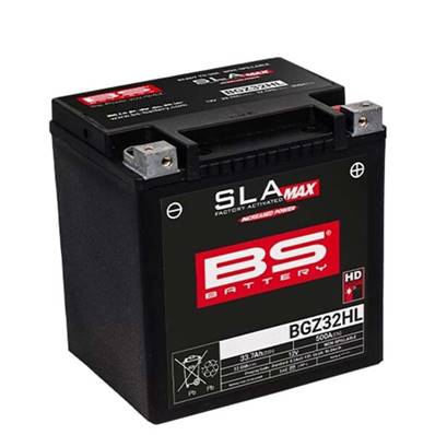 Batterie moto BS Battery SLA MAX YTX30HL/GYZ32HL12V 33.7Ah 500A. Garantie 6 mois