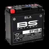 Batterie moto BS Battery YT14B-4 12V 12.6Ah 210A +G. Garantie 6 mois