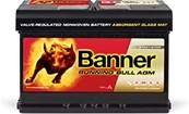 Batterie banner AGM 12V 70Ah 720A-L3. Garantie 2 ans
