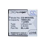 Batterie type Nokia BL-L4A 3.8V 1900mAh. Garantie 1 an