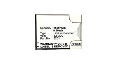 Batterie type Wiko Jam 4G/ 5251/Pulp 4G /Robby /Tommy 3.7V 2500mAh. Garantie 1an