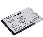 Batterie type Wiko OZZY 3.7V 1400mAh. Garantie 1 an