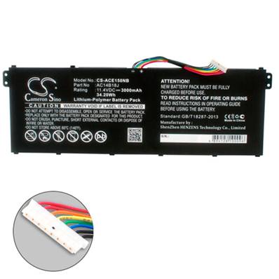 Batterie pour Acer AC14B18J/KT.0040G.002/ AC14B13J 11.4V 3000mAh. Garantie 1 an
