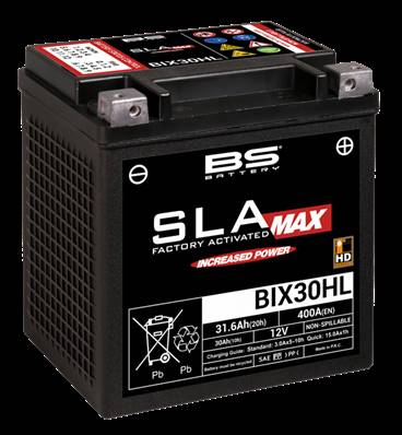 Batterie BS Battery YIX30L/YTX30HL/BIX30L 12V 31.6Ah 400A. Garantie 6 mois