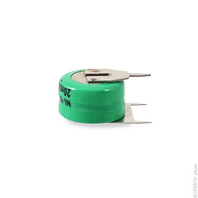 Pile bouton rechargeable Varta 2/V15H 2.4V 20mAh avec 2 picots +/1 picot - NI-MH