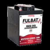 Batterie fulbat FDC6-245 AGM CARBON 6V 245/C20 - 210Ah/C5. Garantie 1 an