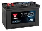 Batterie Yuasa 12V 90Ah 720A gamme marine avec doubles bornes. Garantie 1 an