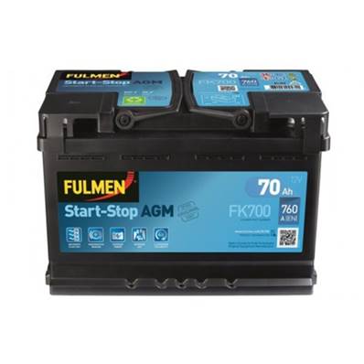 Batterie Fulmen FK700 AGM 12V 70Ah 760A-L3. Garantie 2 ans