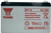 Batterie Yuasa étanche NP7-6 6V 7Ah. Garantie 1 an