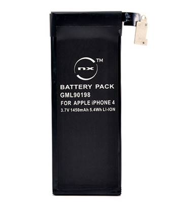 Batterie type Iphone 4G 616-0520/616-0521/616-0512 3.7V 1450mAh. Garantie 1an