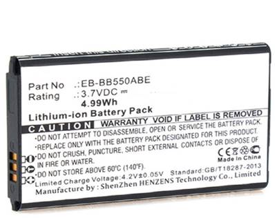 Batterie type samsung EB-BB550ABE 3.7V 1200mAh. Garantie 1 an