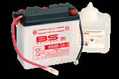 Batterie moto BS Battery 6N4B-2A-3 6V 4.2Ah +G. Garantie 6 mois