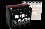 Batterie moto BS Battery YTX20L-BS/YTX20HL-BS 12V 18.9Ah 270A +D. Garantie 6mois