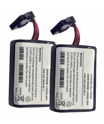 Lot de 2 piles 3.6V pour sirene 2XER18505M/MCS-740/MCS-730