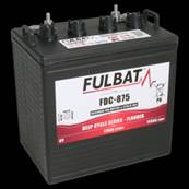 Batterie Fulbat FDC-875 8V 170Ah/C20 plomb ouvert. Garantie 1 an