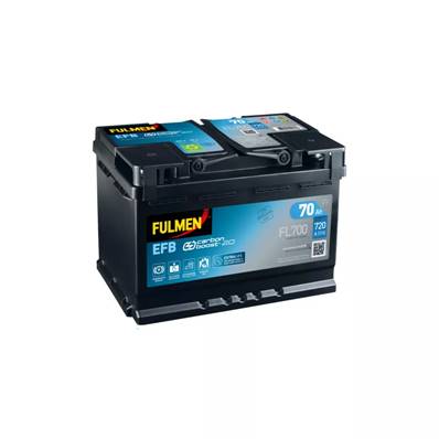 Batterie fulmen FL700 EFB 12V 70Ah 760A-L3. Garantie 2 ans