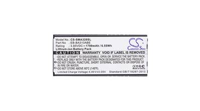 Batterie type Samsung EB-BA310ABE/ Galaxy A3 3.85V 1700mAh. Garantie 1 an