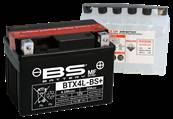 Batterie moto BS Battery YTX4L-BS 12V 4.2Ah 50A +D. Garantie 6 mois