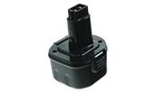 Batterie pour Dewalt DE9036/DE9062/DW9061/DW9062 9.6V 3Ah NI-MH. Garantie 1 an