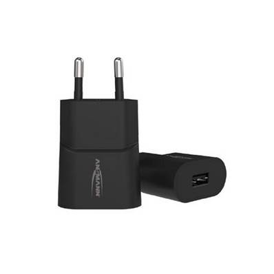 Chargeur prise secteur Ansmann 1 port USB 100-240V 5V 1A. Garantie 3 ans