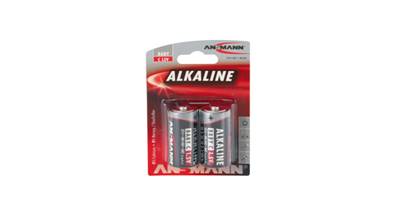 Piles Ansmann LR14 / C 1.5V Alcalines blister de 2