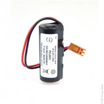Pile CR17450 2/3A 3V 2.4A Lithium avec connecteur JAE
