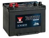 Batterie marine Yuasa M26-80S 12V 80Ah 600A. Doubles bornes. +G. Garantie 1 an