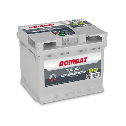 Batterie Rombat Tundra EFB 12V 55Ah 540A-L1. Garantie 2 ans