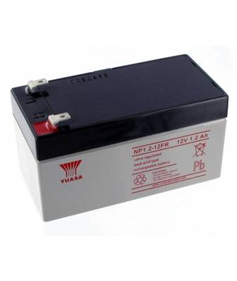 Batterie Yuasa étanche bac V0-NP1.2-12FR 12V 1.2Ah. Garantie 1 an