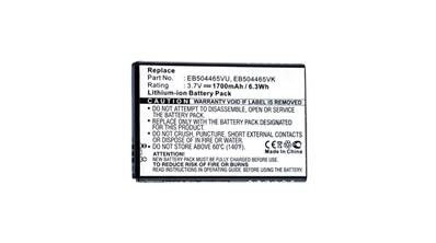 Batterie type Samsung Ware 2/ EB504465VU 3.7V 1700mAh .Garantie 1 an